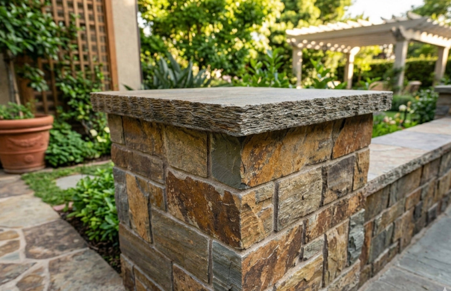 16x24 California Gold Column Cap & Wall Cap