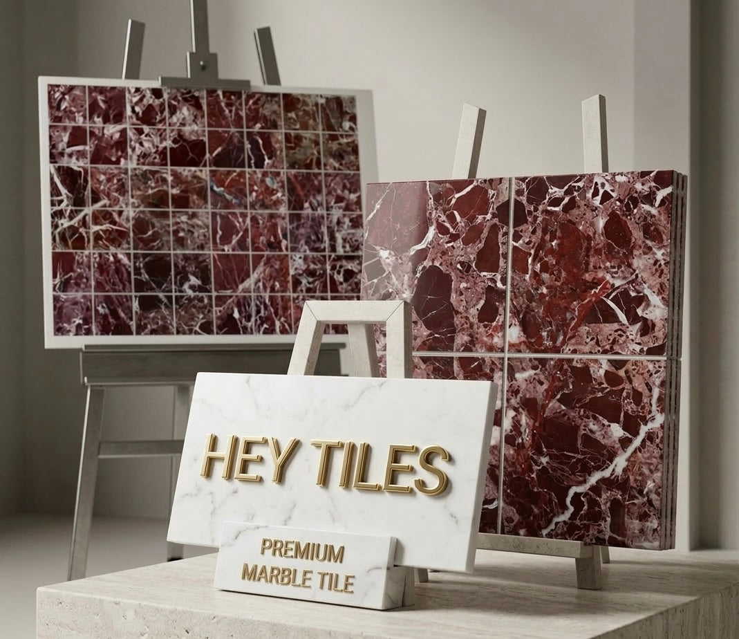 12x12 Rosso Levanto Premium Polished 3/8