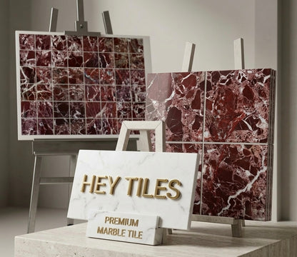 12x12 Rosso Levanto Heritage Polished Marble 3/8" Field Tile — product image 3