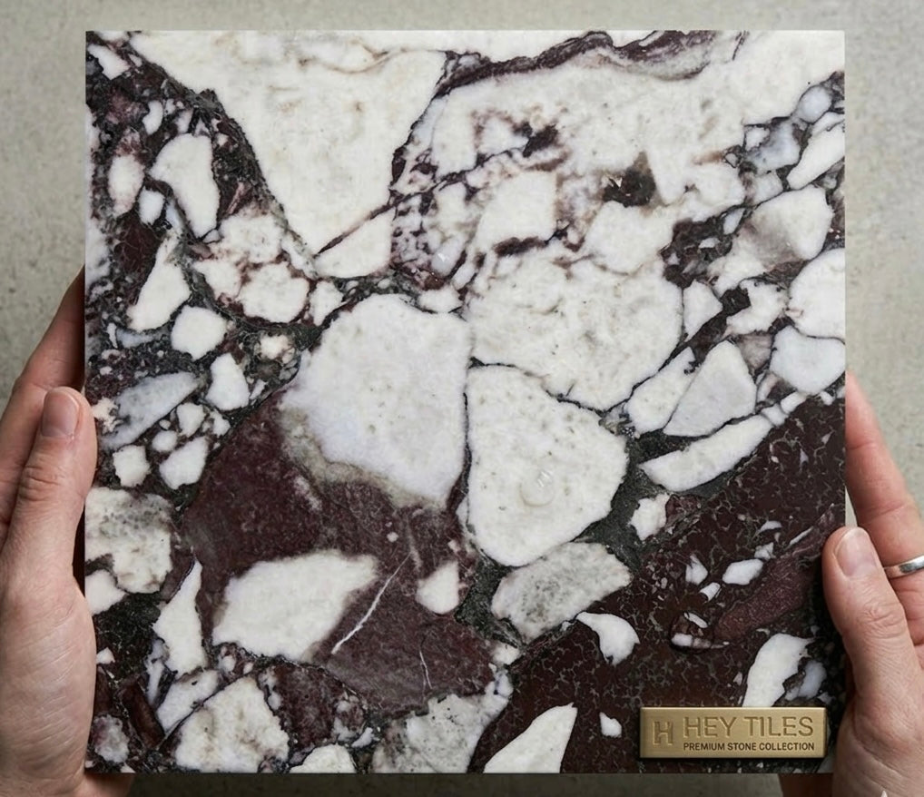 12x12 Calacatta Violet Purple Marble Tile