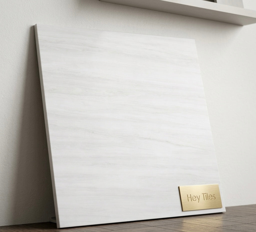 24x24 Bianco Dolomite Marble Tile