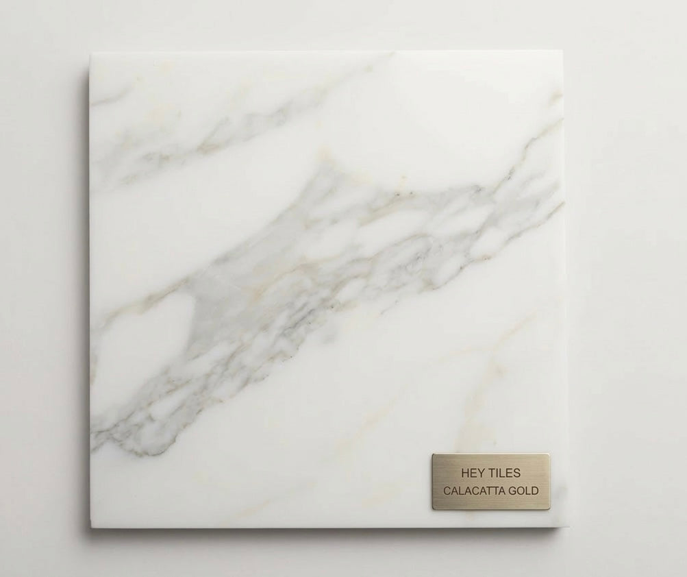 12x12 Calacatta Gold , Italian Marble, 3/8