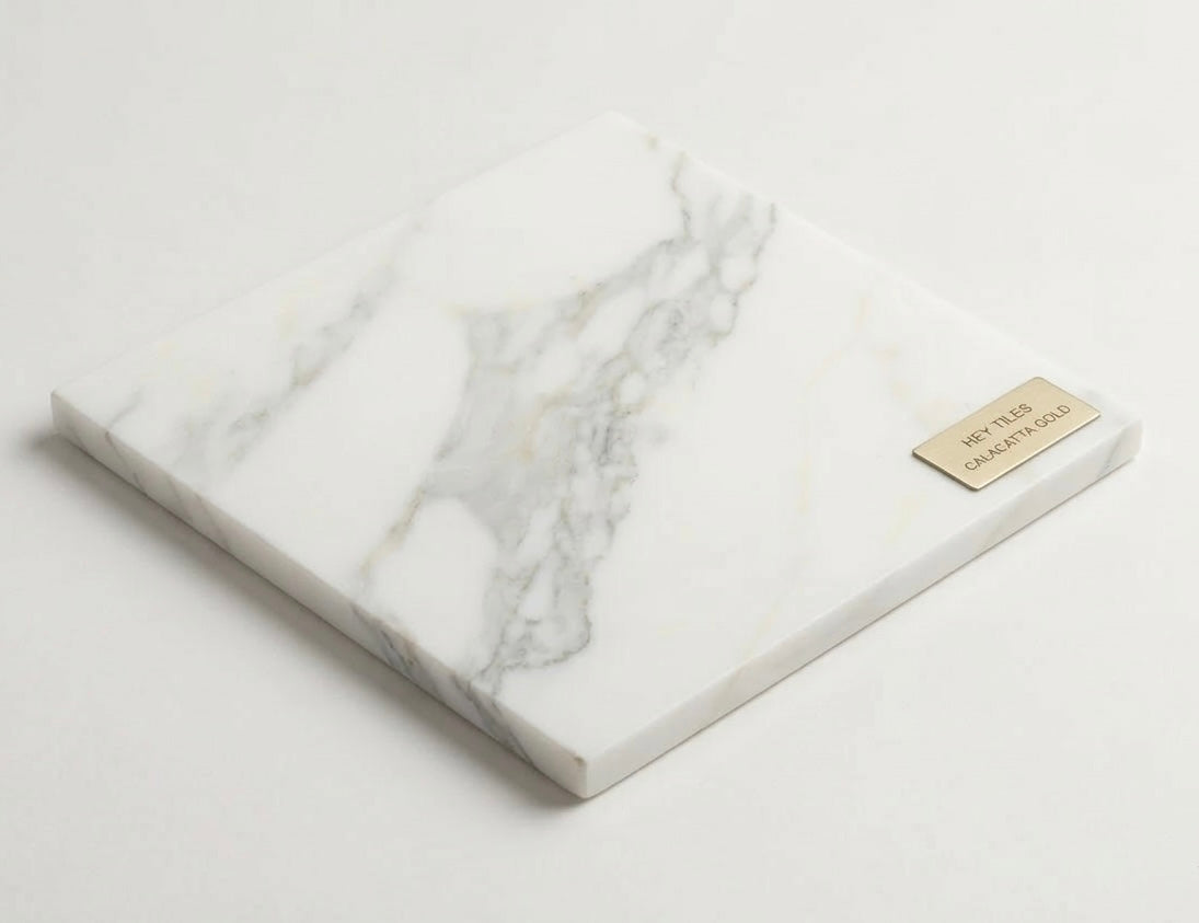 12x12 Calacatta Gold , Italian Marble, 3/8