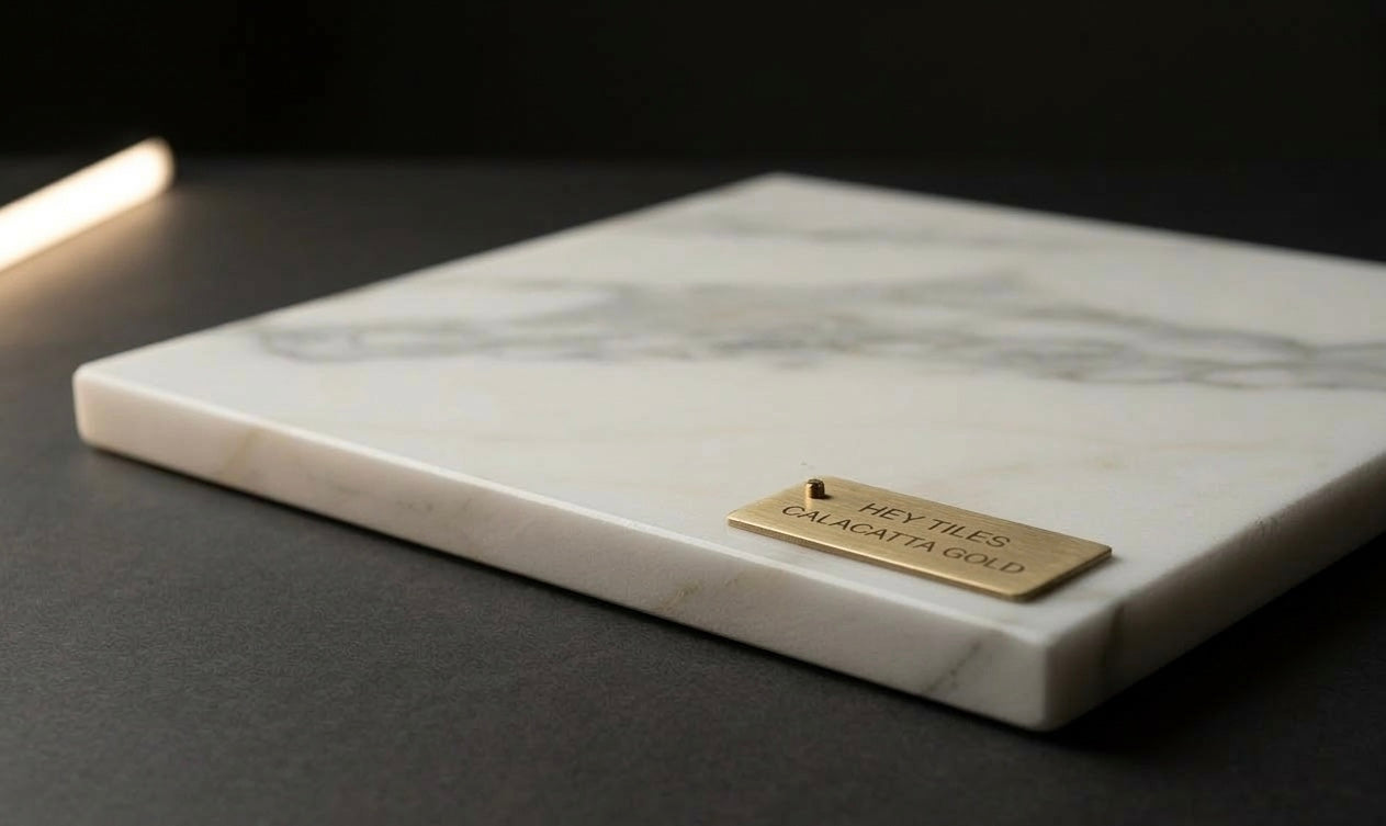 12x12 Calacatta Gold , Italian Marble, 3/8