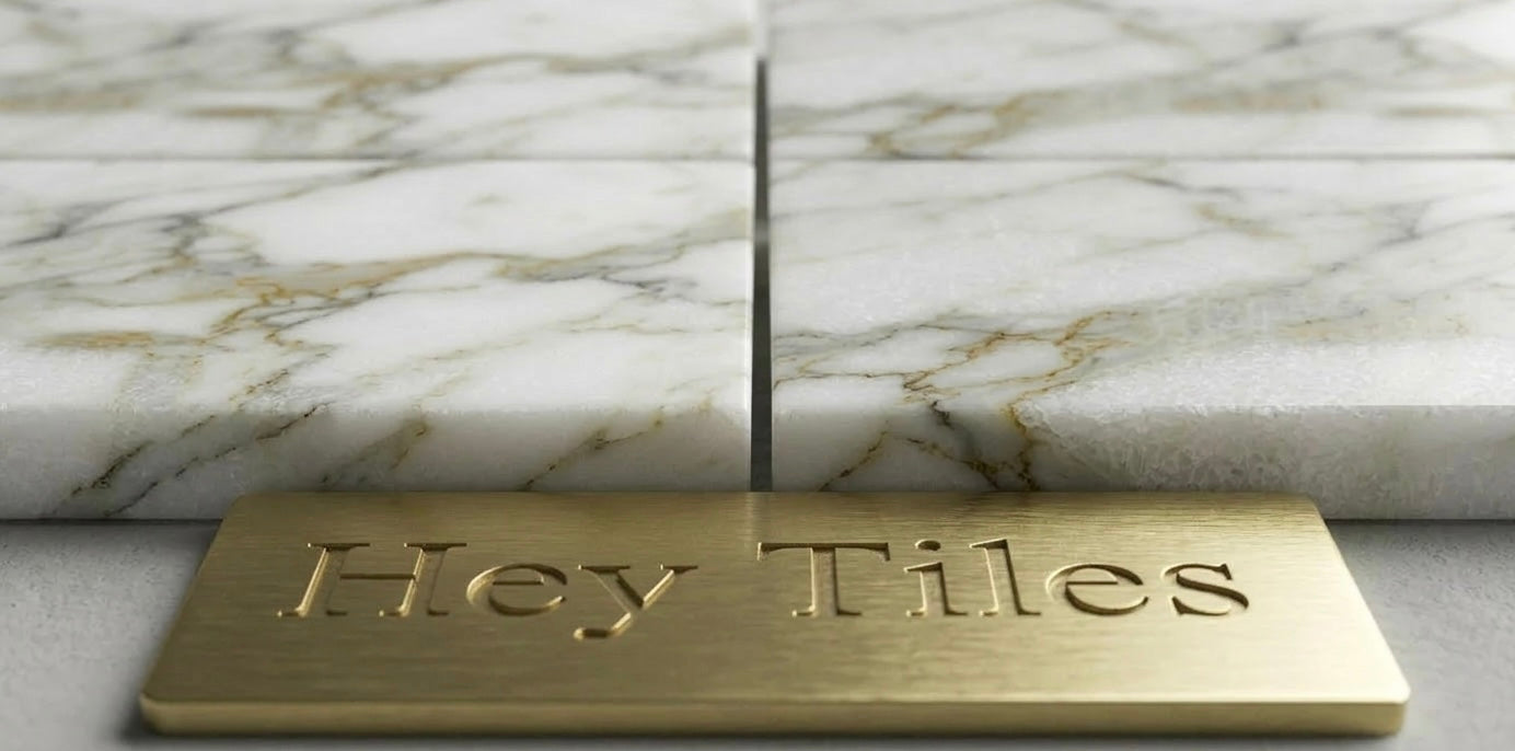 Tuscan 3X6 Calacatta Gold Premium Italian Marble Tile
