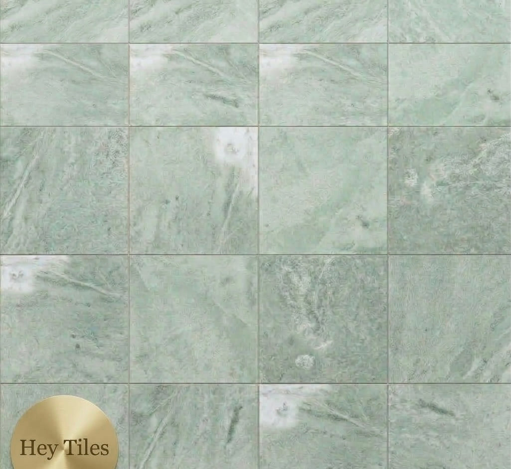 12x12 Ming Green Classico Marble, 3/8