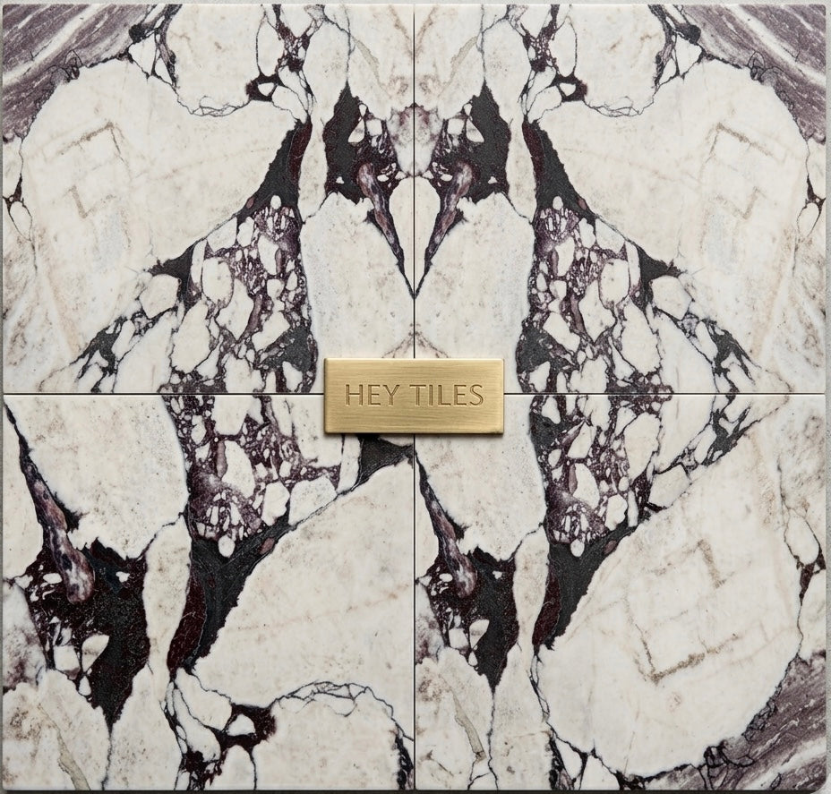 12x12 Calacatta Violet Purple Marble Tile