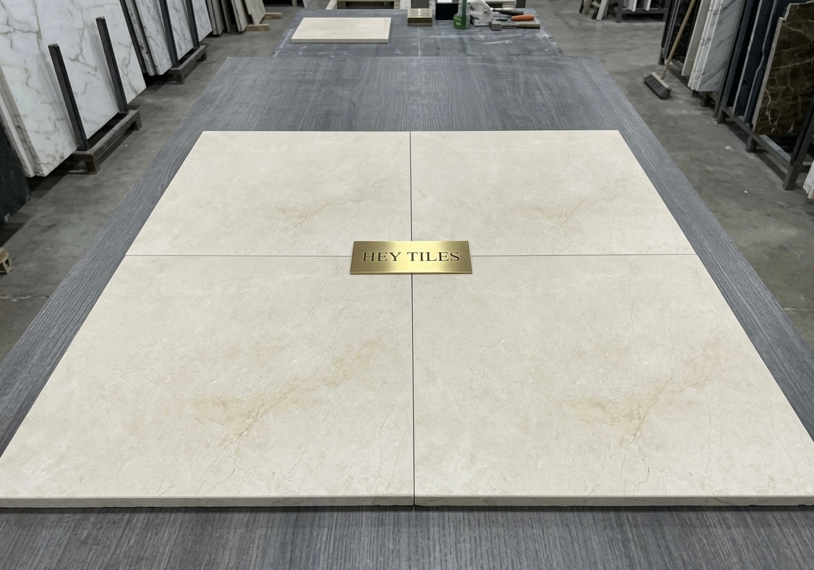 Premium 24x24 Alicante Crema Marfil Marble Tile (Spanish Natural Stone)