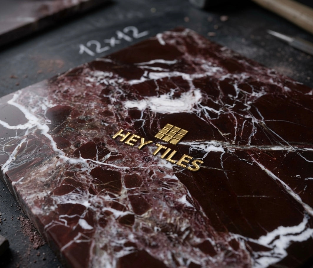 12x12 Rosso Levanto Premium Polished 3/8