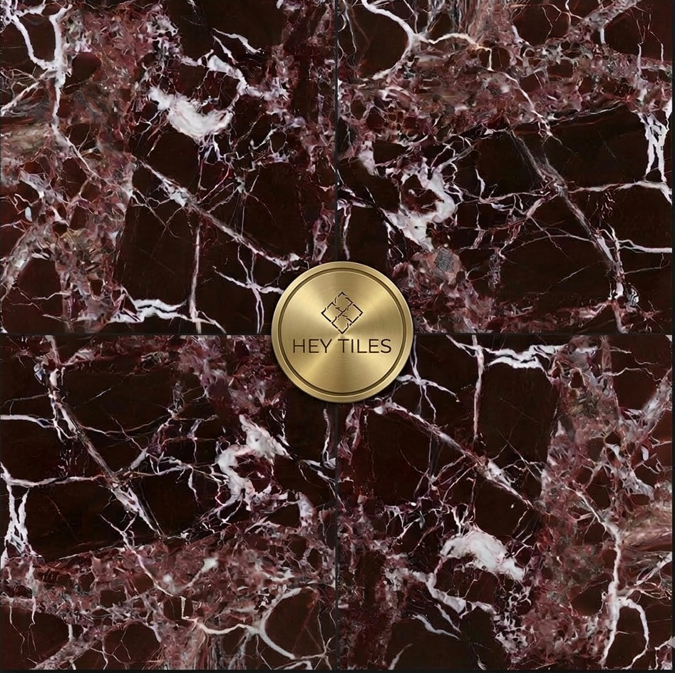 12x12 Rosso Levanto Premium Polished 3/8