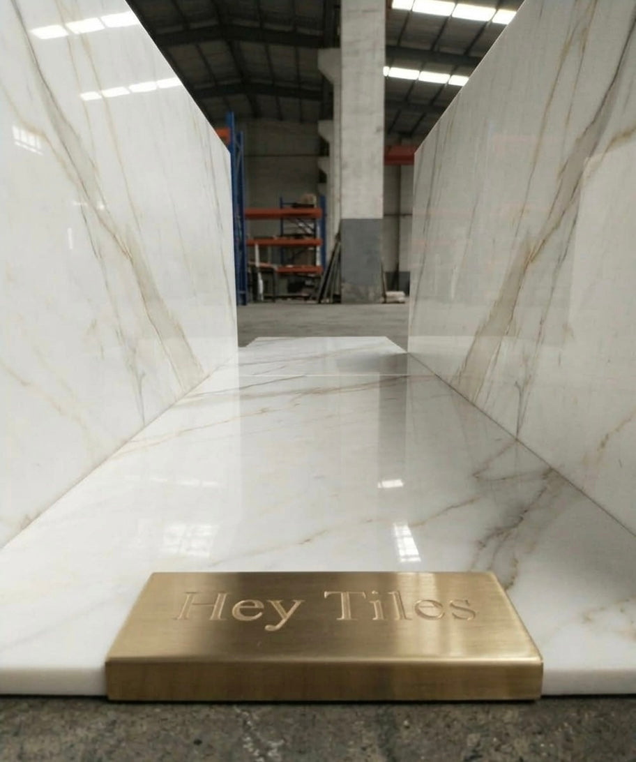 18x36 Calacatta Gold Marble Tile, Italian, A Grade