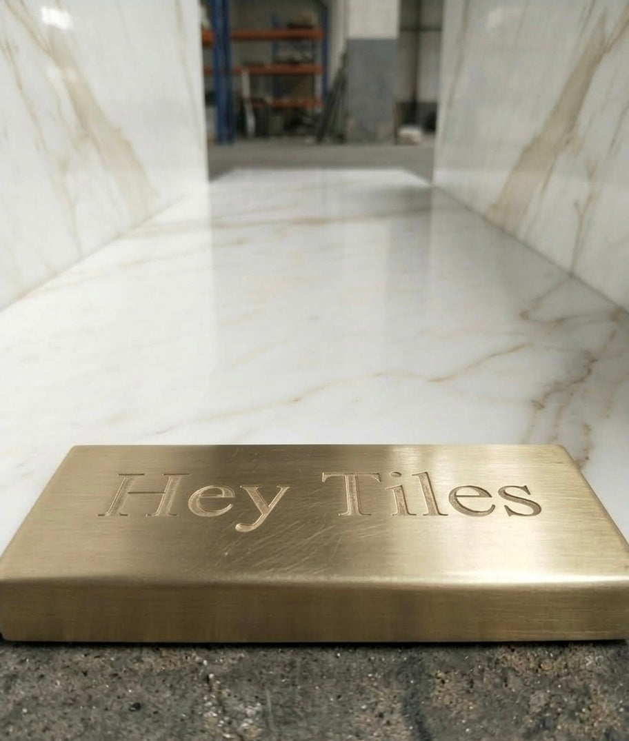 18x36 Calacatta Gold Marble Tile, Italian, A Grade