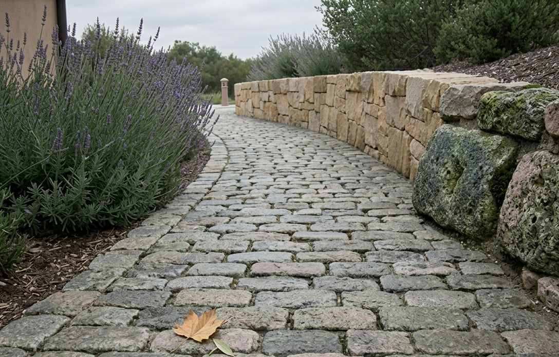 Belgian Block Cobble Pavers  4X8X2.5"