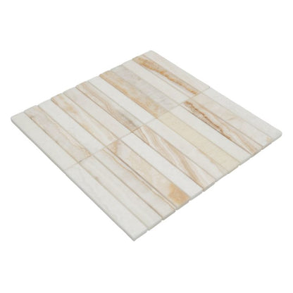 Vanilla Onyx KitKat Mosaic Tile 11.75 x 11.75 — product image 3