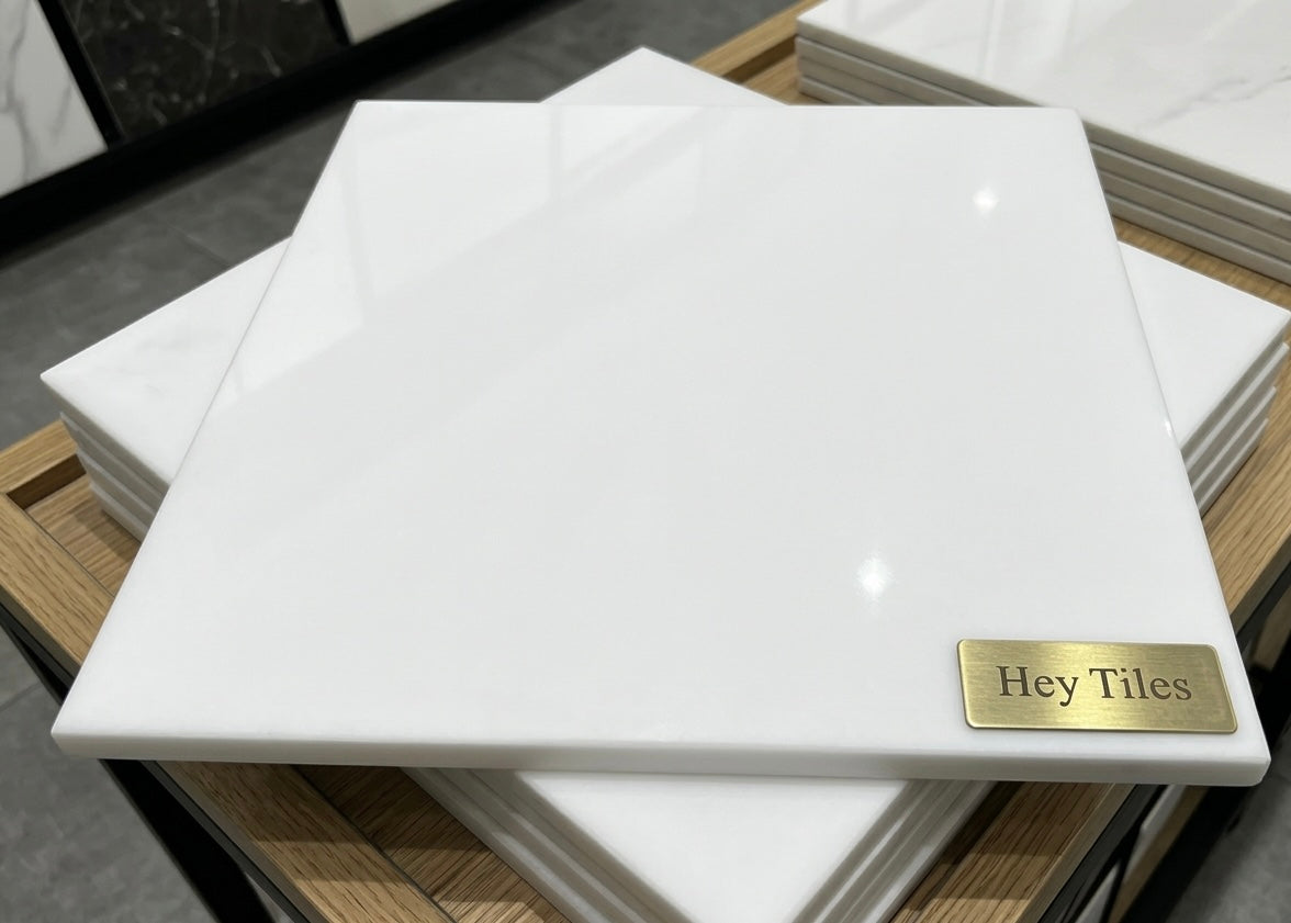 Thassos White Premium Marble Tile From Greece 12x12, 3/8