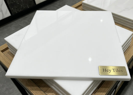 Thassos White Premium Marble Tile From Greece 12x12, 3/8