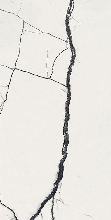B&W Breach Glossy 12 x 24 Porcelain Tile by FLORIM