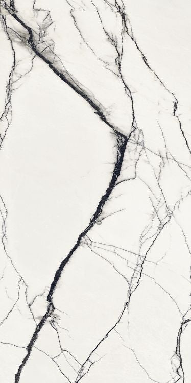 B&W Breach Glossy 24 x 48 Porcelain Tile by FLORIM