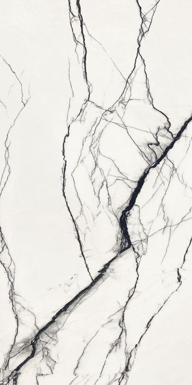 B&W Breach Glossy 24 x 48 Porcelain Tile by FLORIM
