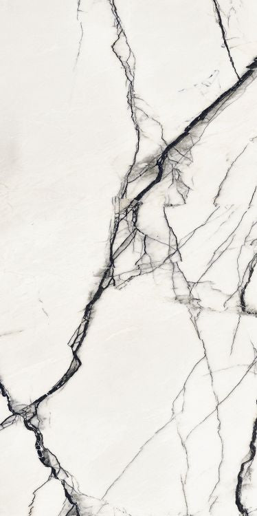 B&W Breach Glossy 24 x 48 Porcelain Tile by FLORIM