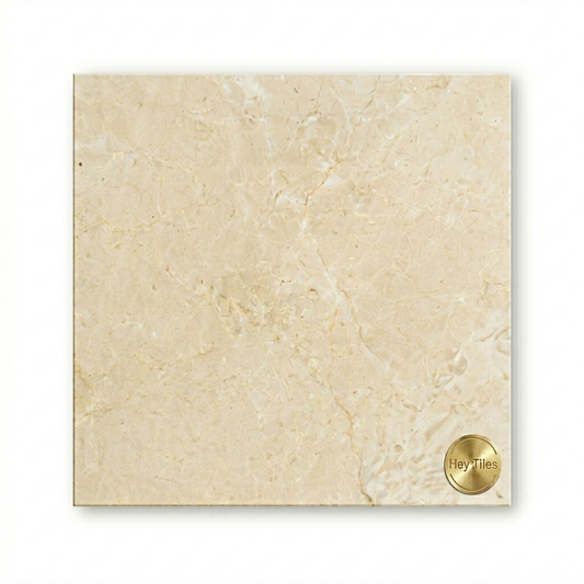 12x12 Alicante Crema Marfil Premium Spanish Marble Tile