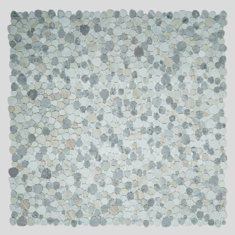 Aphrodite Coastal Honed 12 x 12 Pebble Mosaic