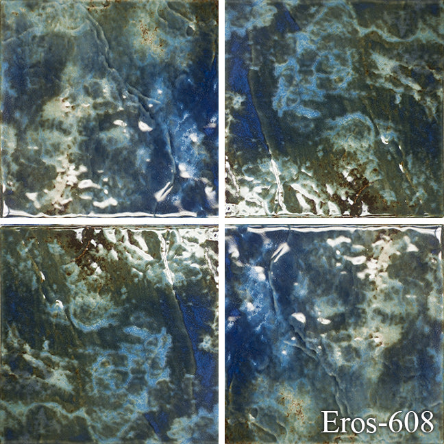 Eros Spring 6" x 6" Porcelain Pool Tile by Fujiwa