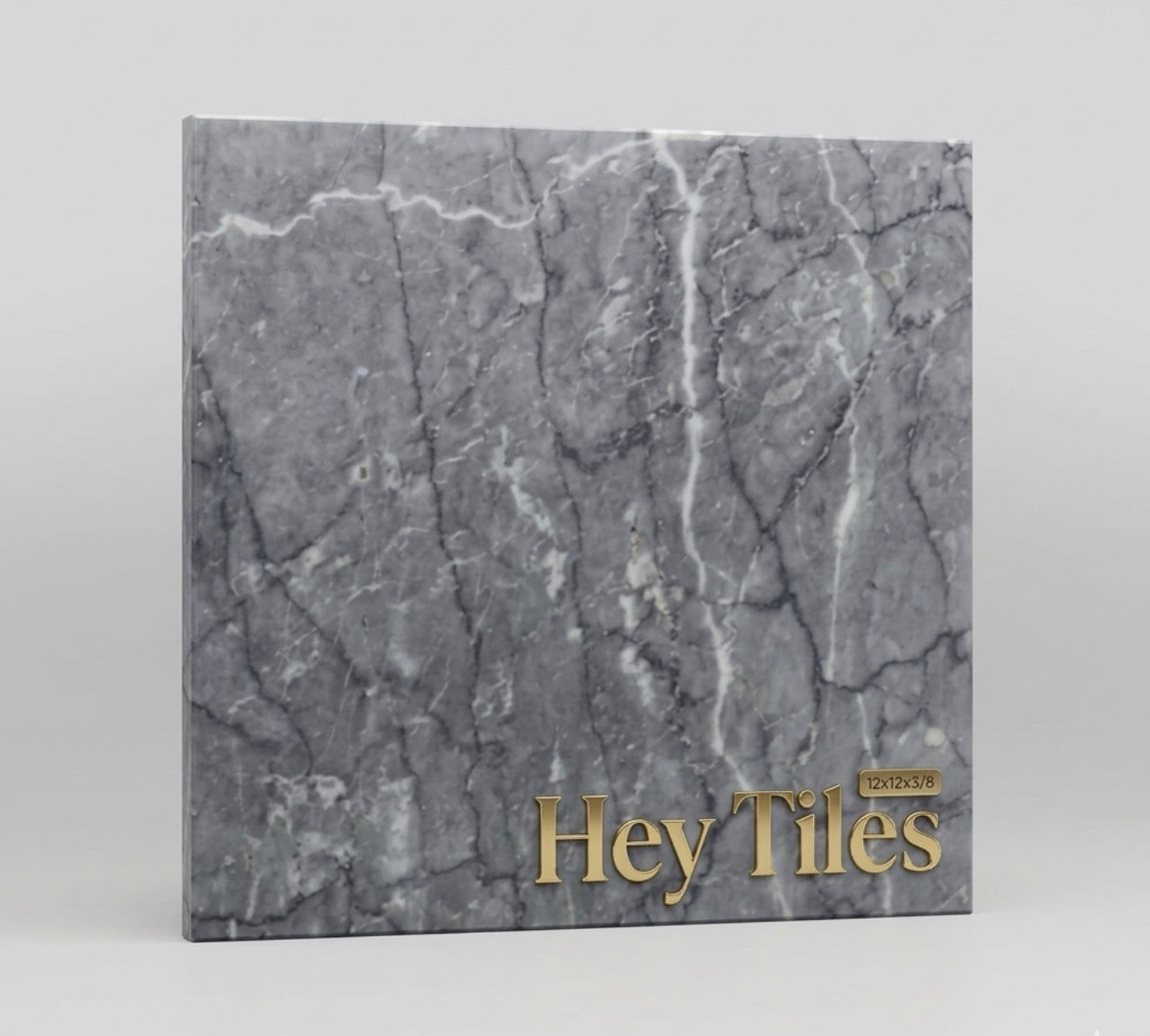 12x12 Bardiglio Italian Gray Marble, 3/8