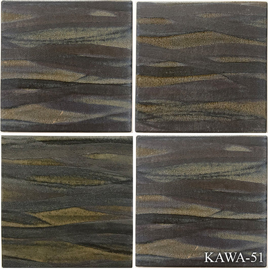 Kawa Symphony 6" x 6" Porcelain Pool Tile by Fujiwa Tile