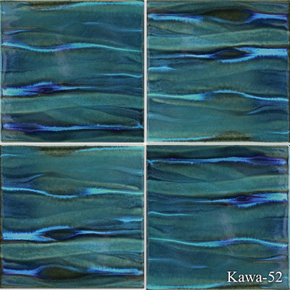 Kawa Aqua Jade 6" x 6" Porcelain Pool Tile by Fujiwa Tile — product image 1