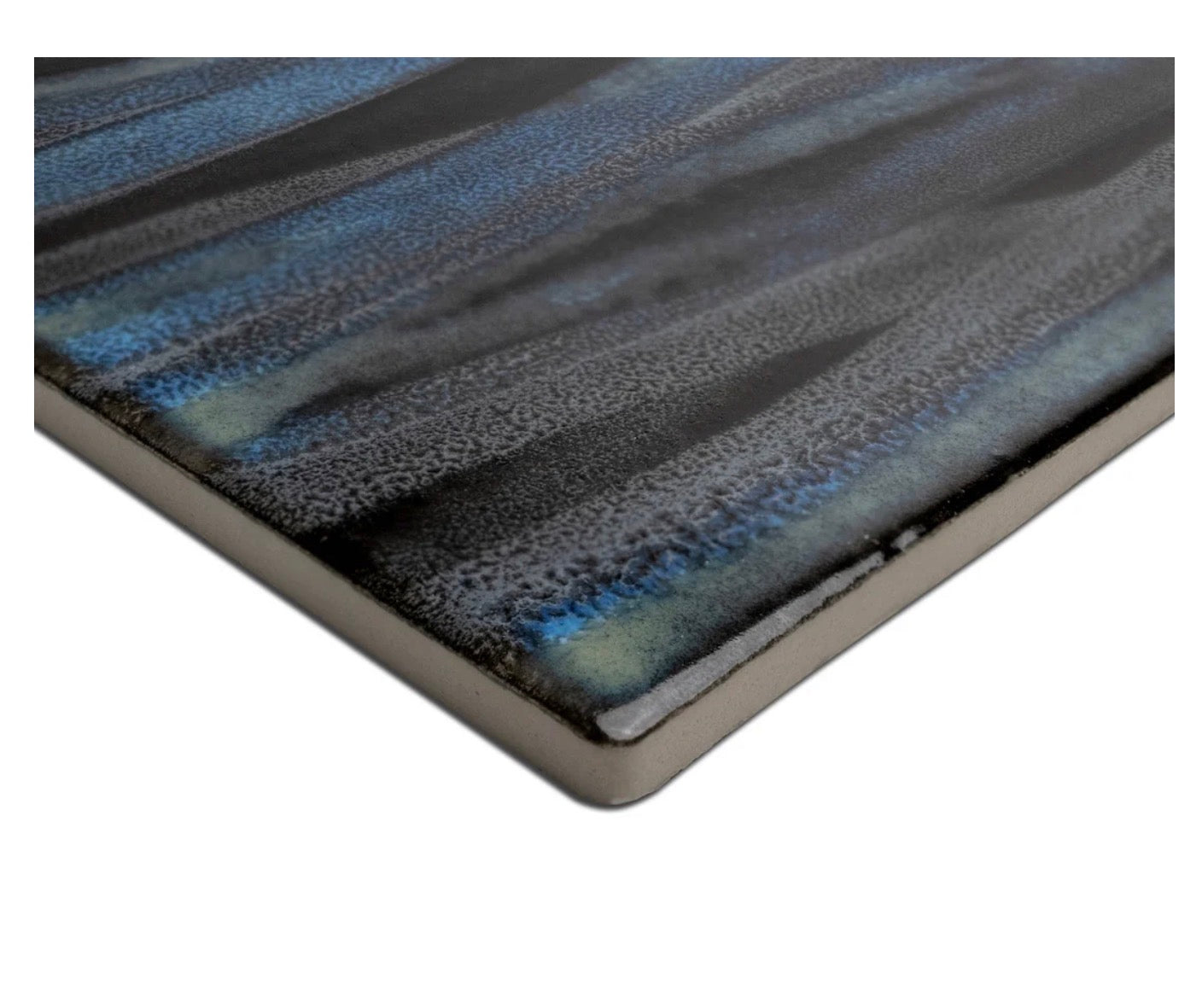 Kawa Smoky Blue 6" x 6" Porcelain Pool Tile by Fujiwa Tile
