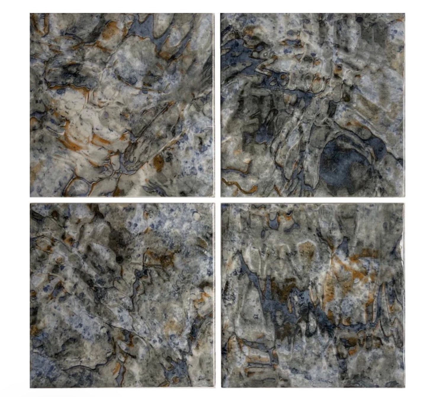 Inka Abalone 6" x 6" Glazed Porcelain Pool Tile by Fujiwa Tile