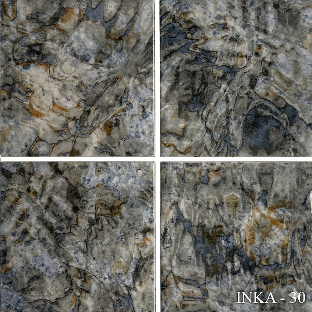 Inka Abalone 6" x 6" Glazed Porcelain Pool Tile by Fujiwa Tile