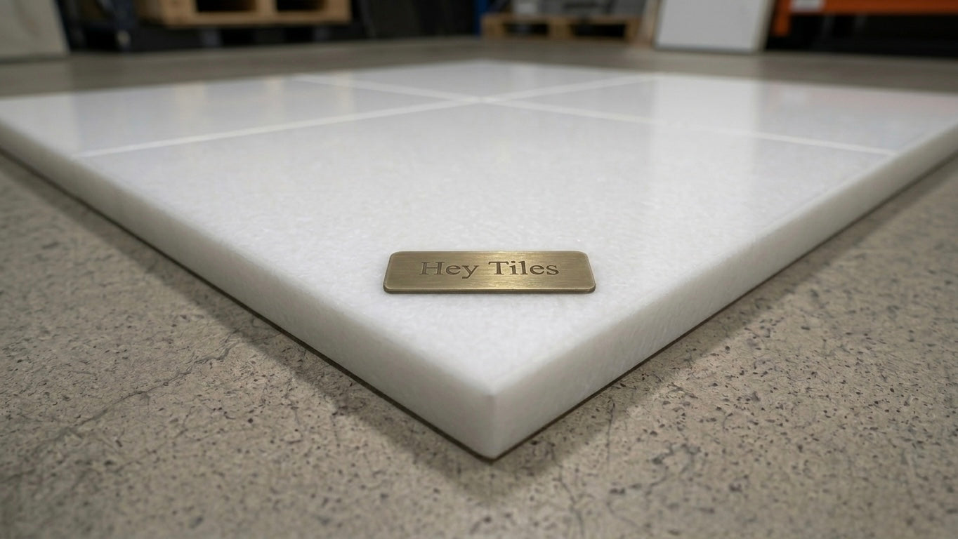18x18 Thassos White Marble Premium Tile From Greece