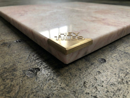 Premium Cherry Blossom Blush Pink 12x12 Polished Marble Flooring & Wall Tile — product image 5