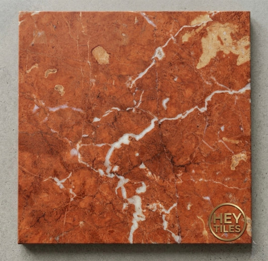 12x12 Rojo Alicante Premium Spanish Marble Honed