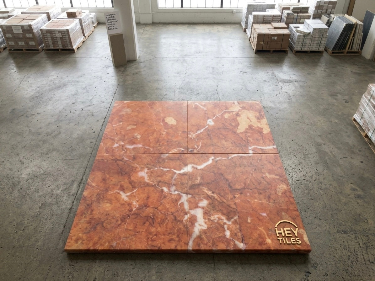 12x12 Rojo Alicante Premium Spanish Marble Honed