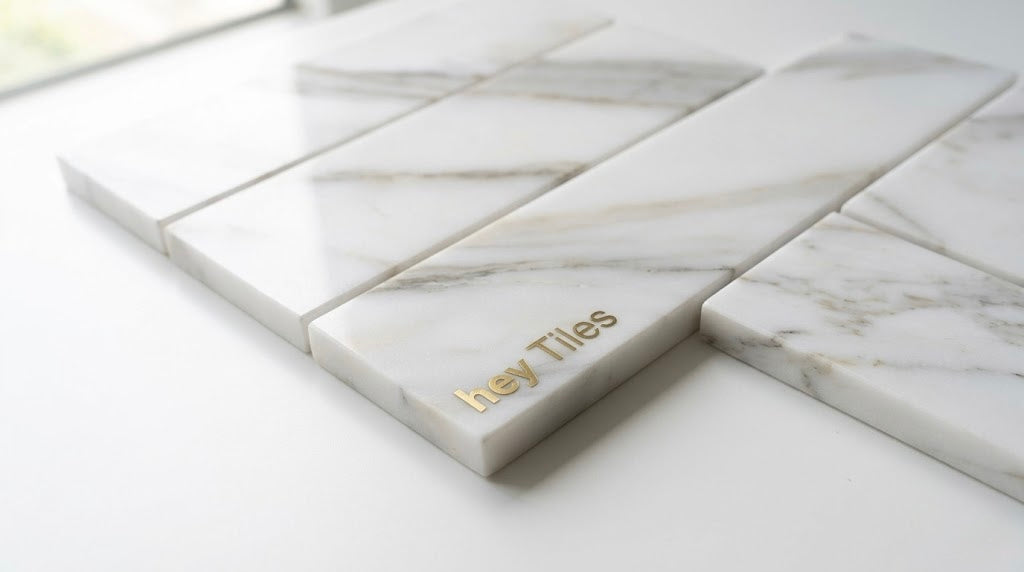 2X8 Tuscan Calacatta Gold ( Oro ) Italian Marble Tile