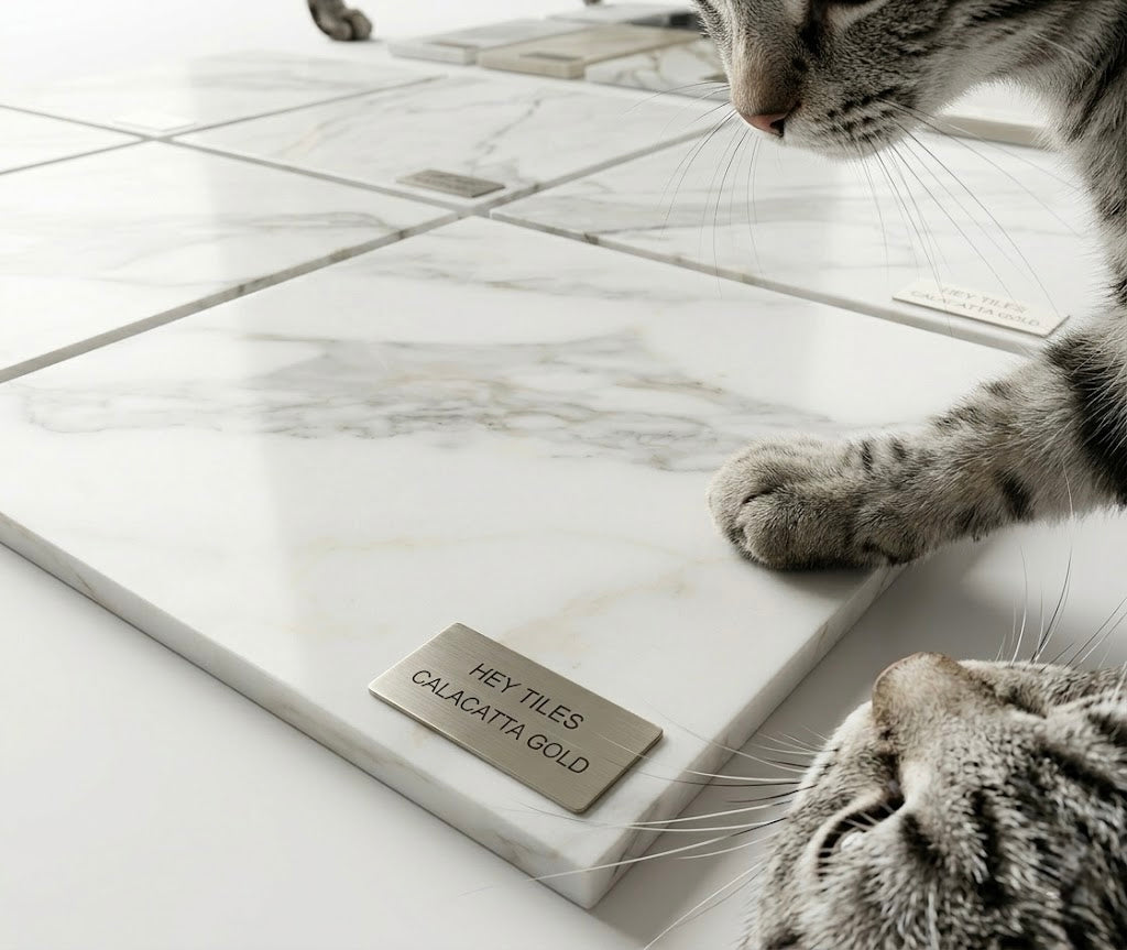 12x12 Calacatta Gold Premium Italian Marble, 3/8