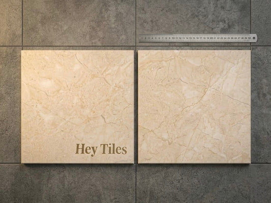 18x18 Alicante Crema Marfil Premium Spanish Marble Tile