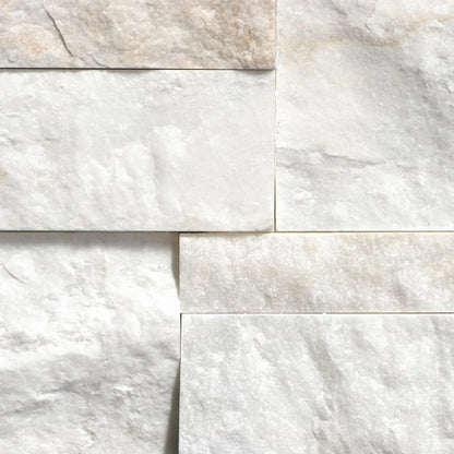 MSI XL Rockmount Arabescato Venato 9"x18" Natural Marble Ledger Corner Wall Tile — product image 4