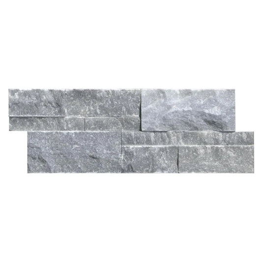 MSI XL Rockmount Atlantic Blue 9"x24" Splitface Marble Ledger Panel Wall Tile