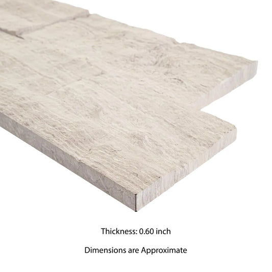 Rockmount XL-Series: Canyon Oak 9" x 24" Splitface Quartzite Ledger Panel by MSI