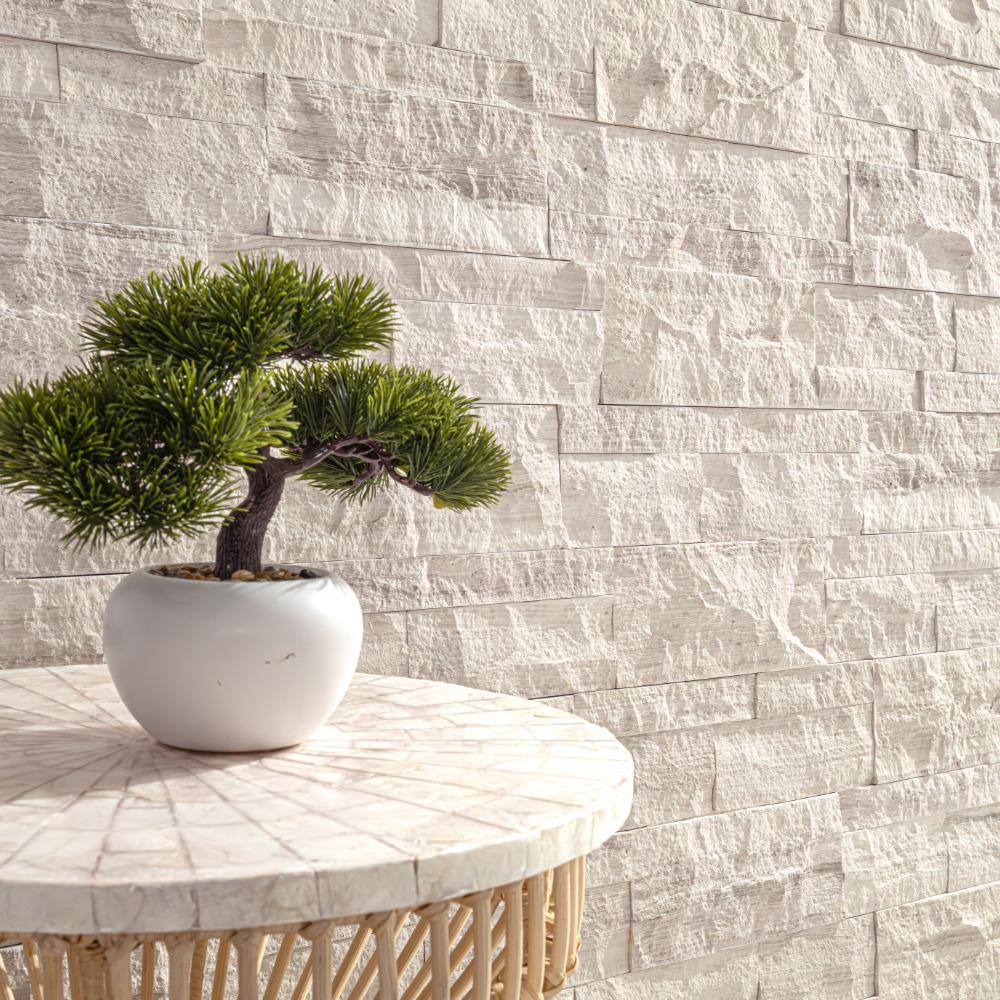 Rockmount XL-Series: Canyon Oak 9" x 24" Splitface Quartzite Ledger Panel by MSI