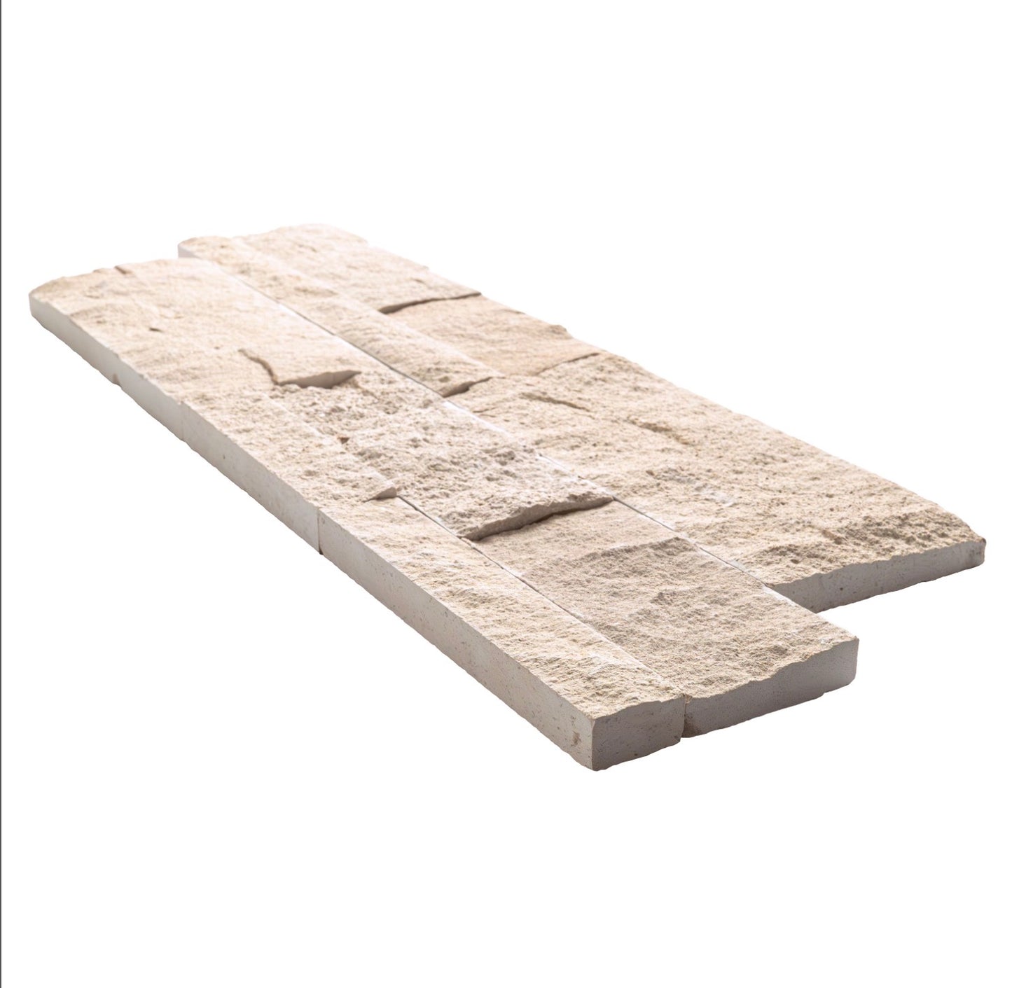 Clayfield Beige 9" x 24" Splitface Limestone Ledger Panel by MSI