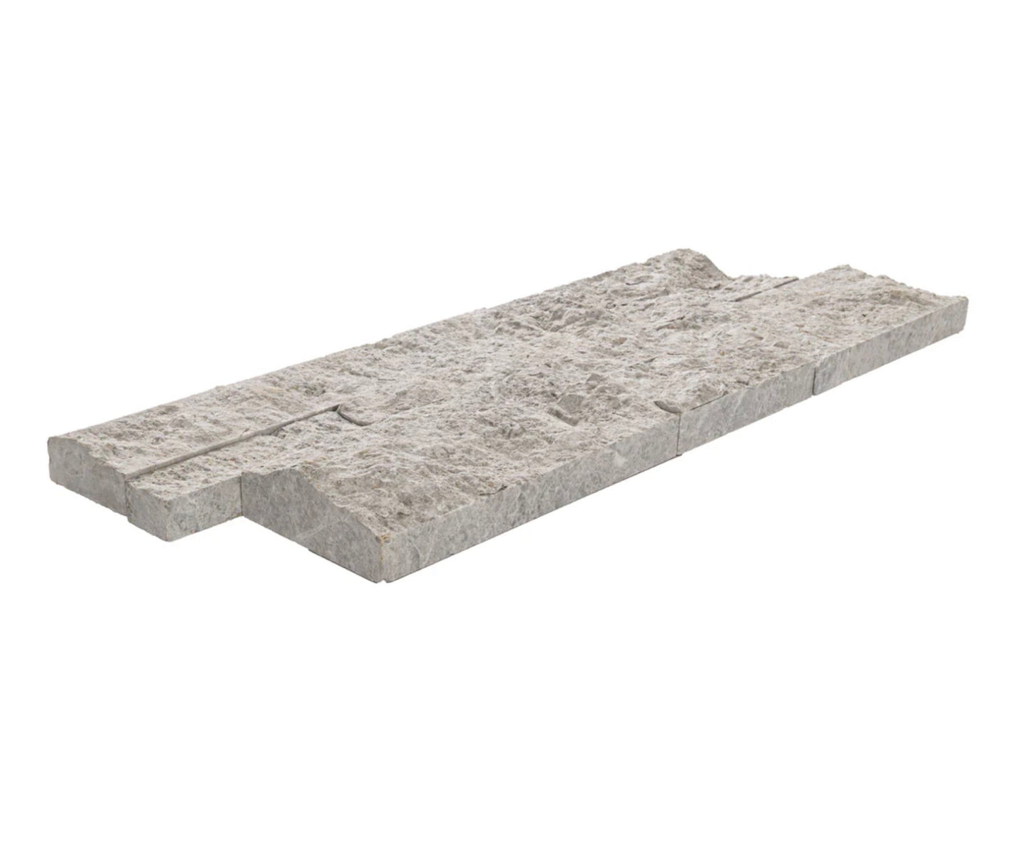 Laguna Gray 9" x 24" Splitface Quartzite Ledger Panel by MSI