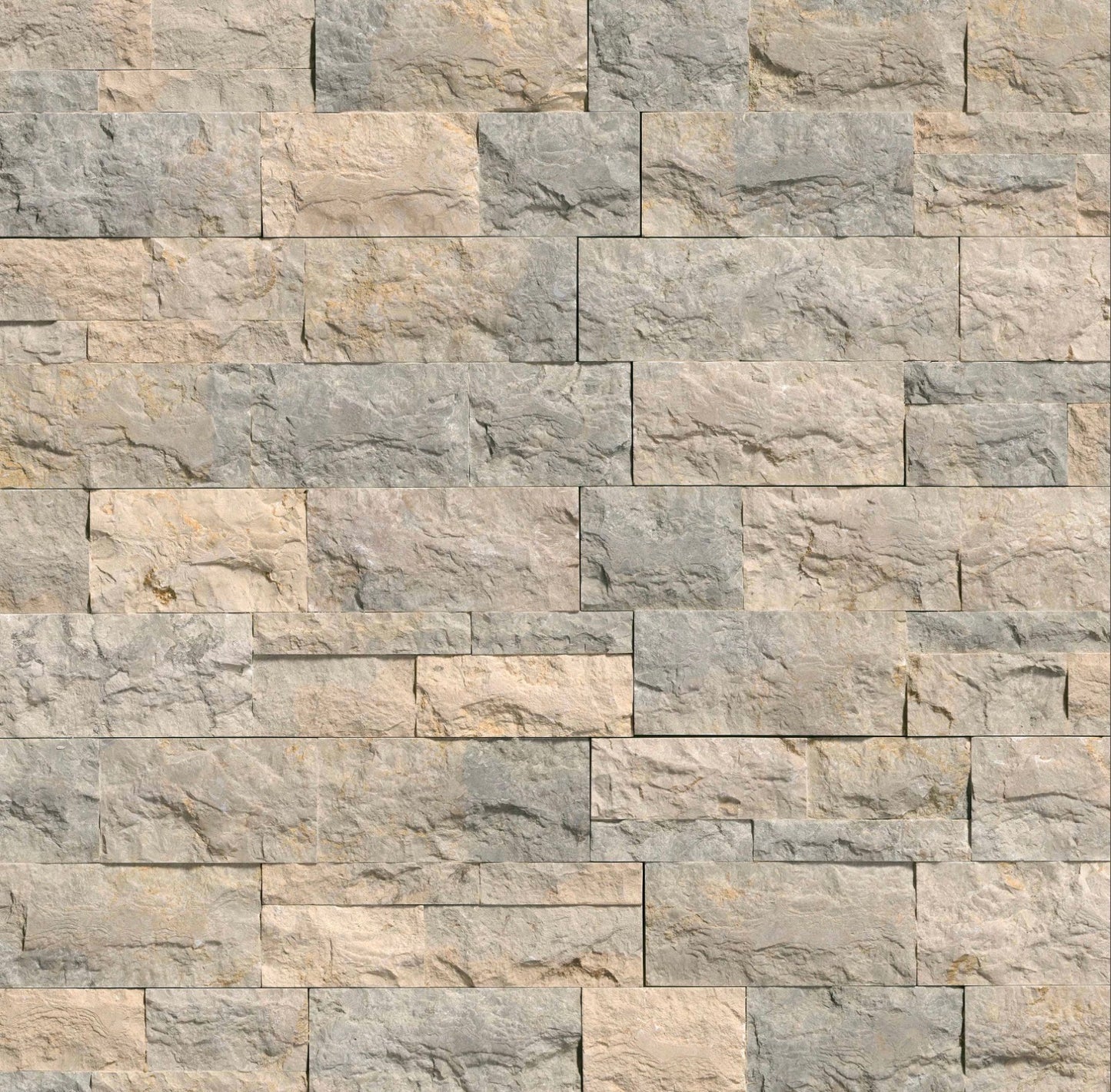 Ocean Blue 9" x 24" Splitface Quartzite Ledger Panel by MSI