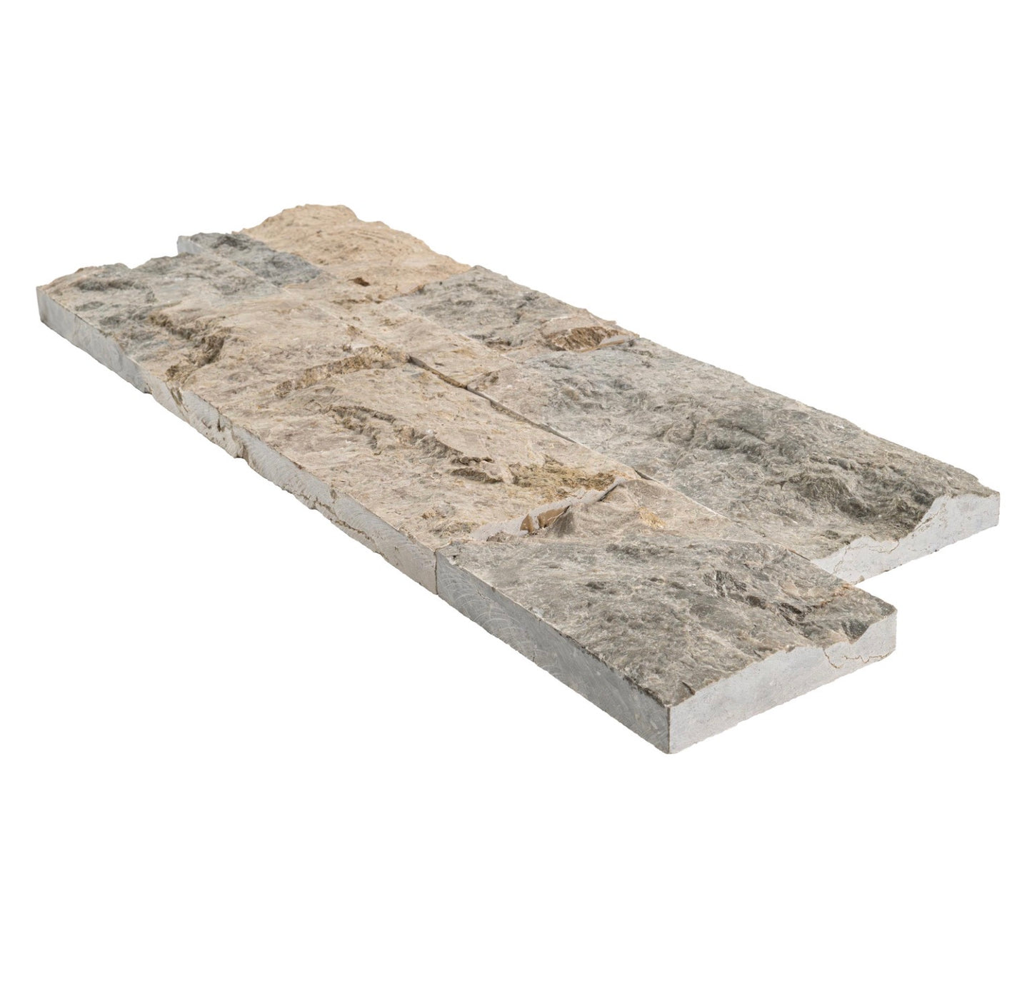 Ocean Blue 9" x 24" Splitface Quartzite Ledger Panel by MSI