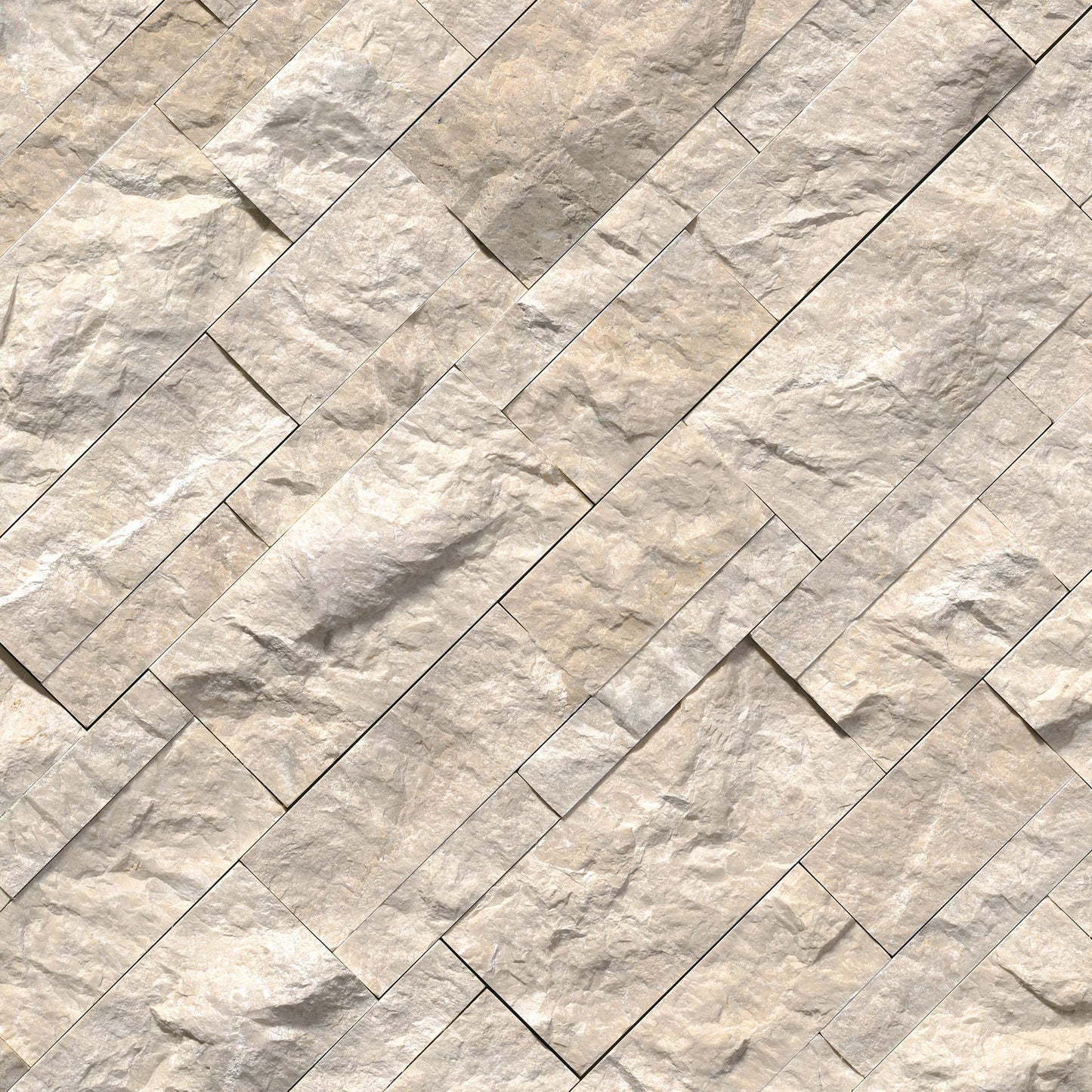 Royal Cream 9" x 12" x 6" Splitface Marble Ledger Corner Panel by MSI