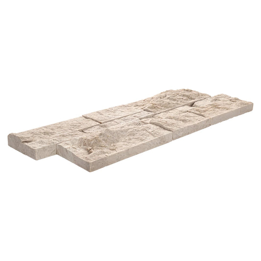 Royal Cream 9" x 24" Splitface Marble Ledger Panel by MSI